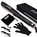 BESTOPE Hair Straightener and Curler Professional Ceramic 2 In 1 Flat Iron for Hair, 15s MCH Tourmaline Heating Technology with Safer Closed Iron Plate Version