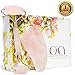 Rose Quartz Facial Roller By OSA - 100% Natural Jade Roller and Gua Sha Beauty Set – Reduces Wrinkles, Rejuvenates Skin, Tightens Sagging, Durable & All Natural Massaging Tool for A Younger Face