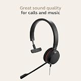 Jabra Evolve 20 Mono Headset Microsoft Certified VoIP Softphone USB Controller view 3