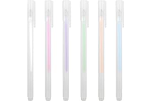 Nivofu 6PCS Adhesive Glue Pens, Scrapbook Quick Dry Glue Pen, Glue Pen for Crafting, Fabric Glue Pen, Fine Glue Pen, Liquid A