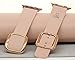 JSGJMY Smart Watch Band 38mm Leather Bracelet Replacement Strap for Smart Watch Sport & Edition (Soft Pink+Rose Gold Buckle, 38MM S)