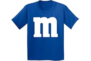 Veracco Letter M Halloween Costumes Youth T_Shirt Funny Halloween Team Group T-Shirt