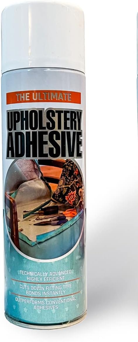 The Ultimate Upholstery Adhesive Bonding Spray 500ml Foam Fabric Wood MDF