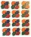 MinifigFans 48 Monster Truck Crayons - Birthday Party Favors - 12 Sets of 4 Crayons - Made in the USA