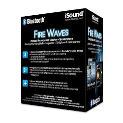 iSound Fire Waves Bluetooth Speaker with microphone