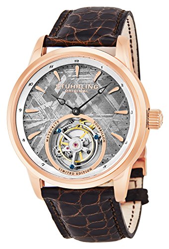 Meteorite Dial Stuhrling Tourbillon Watch Stührling Original