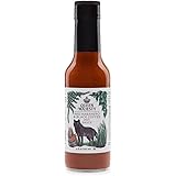 Queen Majesty Red Habanero & Black Coffee Hot Sauce, 5 ounces - All Natural, Fair Trade, Vegan, Gluten Free, non GMO, Sugar F