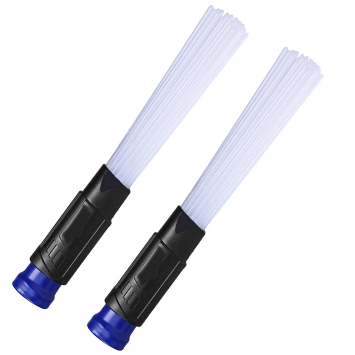 WuYan 2 Set Universal Cleaner Dust Brush Tubes, Multifunction Vacuum Cleaner Straw Tubes Dust Dirt Brush Remover, Portable Vacuum Cleaner Descaling Brush Head Extension Hose Gap Suction Head