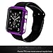 [Heavy Duty] Apple Watch 1 / 2 / Nike+ Case by DidaDi, 38 mm Full TPU Protective Gear of iWatch. Dustproof, Splash Waterproof in sports. Anti Scratch Protection Cover Solid Accessories! - Purple