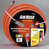 Amflo 576-50A Orange 300 PSI PVC Air Hose 3/8