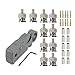 Eagles 10pcs BNC Crimp Male Connector for RG58 RG400 LMR195 and Rorary Coax.Cable Stripper for RG6, RG59/62 and RG58 Wire Stripper