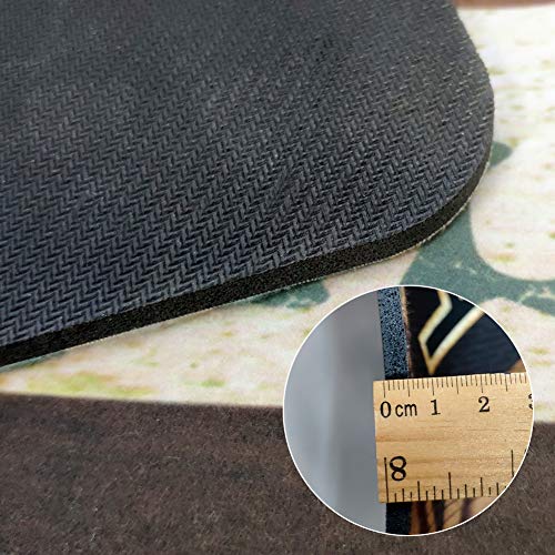 USTIDE Vintage Laundry Room Runner Rug, Anti Fatigue Laundry Rug, Striped Floor Runners Non