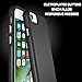 iPhone 7 case, MoboZx [Premium Texture] [Tempered Glass Screen Protector Included] Dual-Layer Slim Protective Anti-Slippery Scratch-Resistant Shockproof Bumper for Apple iPhone 7 (2016) (Black)
