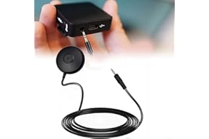 Lymizhuo 3.5mm Calibration Microphone with HiFi Sound, 5m ABS Cable, Plug & Play for Laptop, Desktop, Gaming, Streaming & Rec