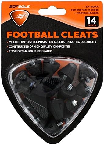 Sof Sole Nylon Replacement Cleat for Football Shoes