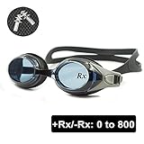 Optical Swim Goggles Hyperopia +1.0 to +8.0 Farsighted Myopia -1.0 to -8.0 Adults Children Anti-UV Different Strengths for Each Eye