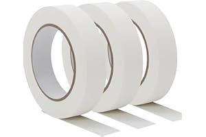 ROSEUP 3 Pack Gaffers Tape 1" x 33 Yards, Cloth Matte White Tape, Non Reflective Gaffer Tape Heavy Duty Waterproof Easy to Te
