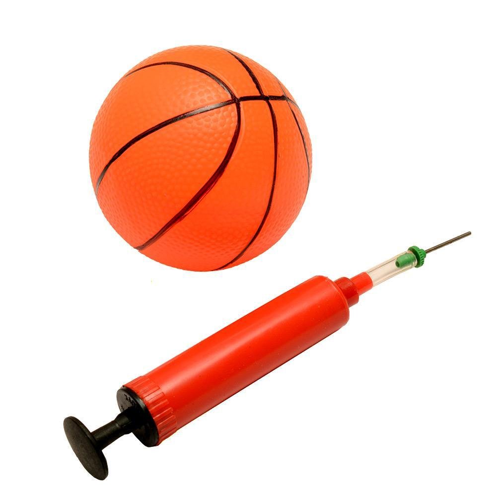 Set de Jouets de Basket-ball Portable Panier de Basket avec Support Ballon