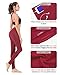 QUEENIEKE Women Yoga Leggings Workout Tights Running Pants Size M Color Red Long