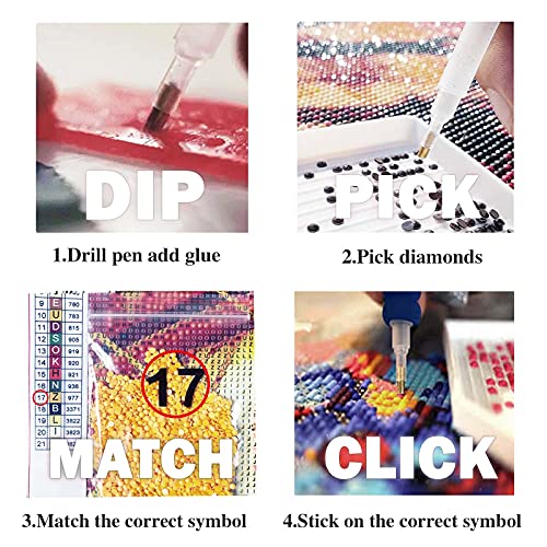 Diamond Painting Kits,Diamond Art Kit for Adults,5D Hogwarts Paint with Diamond Full Drill for Parents-Children Interrction,Wall Decor(12x16\