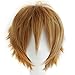 Probeauty Unisex Basic Short Hair Wig/Wigs Cosplay Party+Wig Cap ( Light Brown)