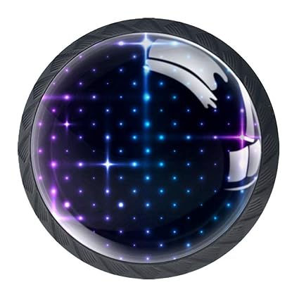 Möbelknöpfe für Kinder Sternenlicht Lila Blau Schrankknopf Kristall