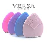 Best facial sonic cleansing system - deep cleansing to help get rid of Acne, Acne Scars, Blackheads, Body Acne & Dark Spots, minimize pores - Dermatology tools - microdermabrasion brush - (Rose)