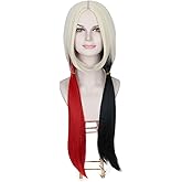 Miss U Hair Long Straight Blonde Red Black Wig Women Clown Halloween Cosplay Costume Wigs