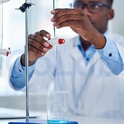 10pcs GoLab Laboratory Class A Burette with PTFE
