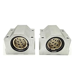 Mssoomm 2Pcs Linear Motion Rod Shaft Slide Guide D