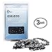 3-Pack Replacement 20" Full Chisel Saw Chain for Echo, Homelite, McCulloch, Poulan Compatible with - Echo Cs 590, Homelite Super Xl, Homelite Xl 12 (3/8" Pitch, 0.050" Gauge, 70 Drive Links, CSC-D70) primary