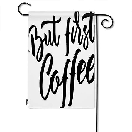 Amazon Com Moslion Word Garden Flag Morning Quote Hand Written