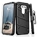 LG V30 Case, Zizo [Bolt Series] FREE [LG V30 Clear Glass Screen Protector] Kickstand [12 ft. Military Grade Drop Tested] Holster - LG V30