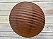 SUNBEAUTY Pack of 7 Cream Tan Color Tissue Paper Pom Poms Brown Paper Lanterns Party Wedding Birthday Decorations