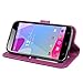 BLU Studio 6.0 HD D650a Case, Abacus24-7 BLU Studio 6.0 HD Wallet Case with Flip Cover, Stand and Pockets for ID, Credit Cards - Purple BLU Studio 6.0 HD D650a Flip Case