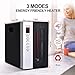 Portable Space Heater, 1500W Electric Heater with 3 Modes, Timer Setting, Remote Control Portable Cabinet Heater Intelligent Programmable Thermostat, Energy-Saving Indoor Infrared Heater for Home