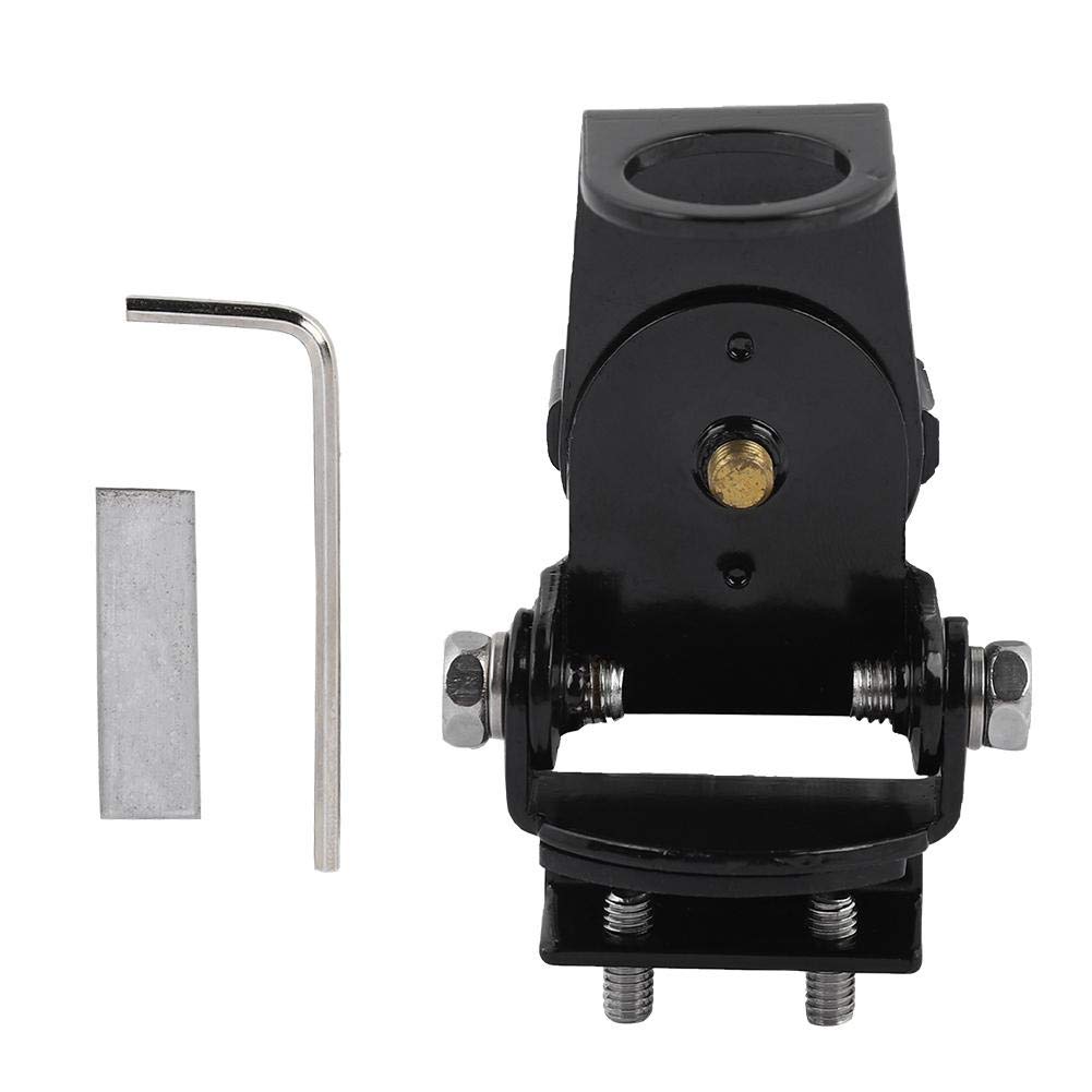 Bewinner Adjustable Antenna Mount Bracket for Car Radio with 180° Rotation and Anti-Scratch Pad