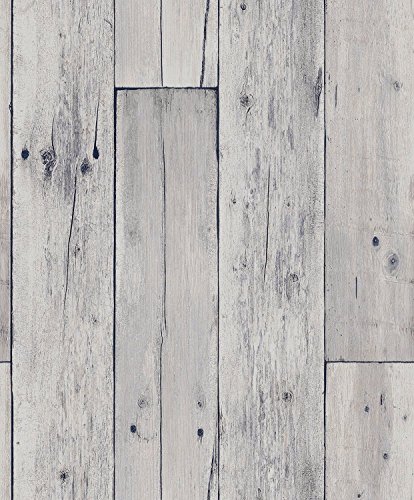 Haokhome 8e022 woods textured wallpaper roll gray wood …