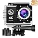 DIDICO 4K Action Camera, 16MP WiFi Ultra HD Underwater Waterproof 30M Sports Camcorder with 170&deg; Degree Wide Angle Lens, Rechargeable Batteries and Mounting Accessories Kits