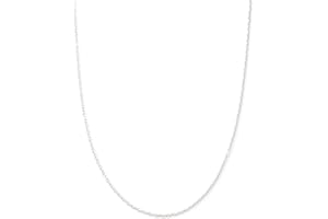 SEJIN JEWELRY 2MM Stainless Steel Necklace - Thin Cable Chain for Women & Men, Silver Chains for Pendant Addition or Alone - 16-30 Inch Available