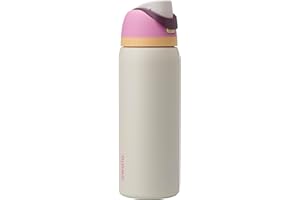 Owala FreeSip Insulated Stainless Steel Water Bottle with Straw, BPA-Free Sports Water Bottle, Great for Travel, 32 Oz, Daybreak