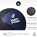 Medicine Exercise Ball with Dual Texture for Superior Grip by Day 1 Fitness - 6 Pounds - Fitness Balls for Plyometrics, Workouts - Improves Balance, Flexibility, Coordination