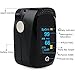 Pulse Oximeter, Finger Portable FDA Approved Digital Blood Oxygen and Pulse Sensor Meter with Alarm SPO2 For Adults and Children (High-end models)