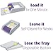 PetSafe ScoopFree Disposable Crystal Cat Litter Tray - Easy Cleaning Box - Refill Tray for Electric Litter Box - Fragrance Free - 4.3 lb Bags - 6 Pack