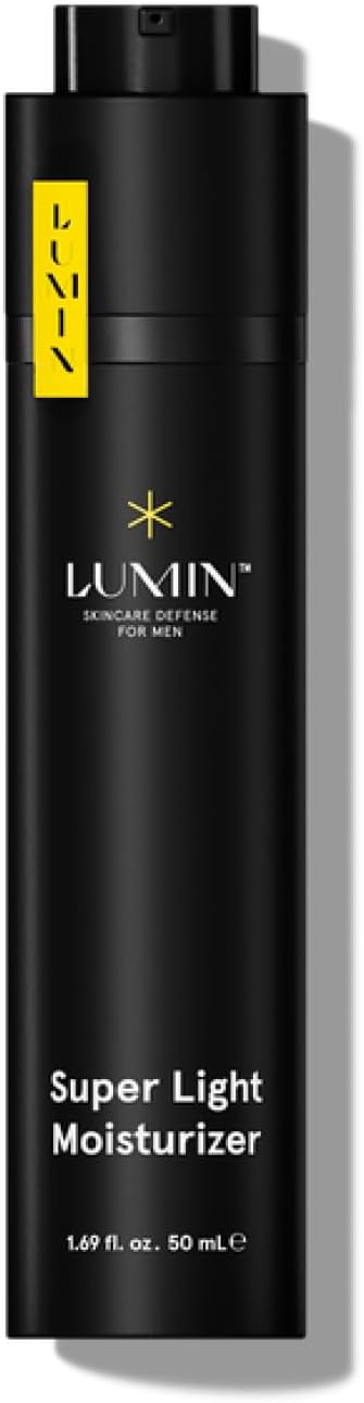 Lumin Super Light Moisturiser Oil-Free Hydrating Face 50ml Men Cica Spirulina