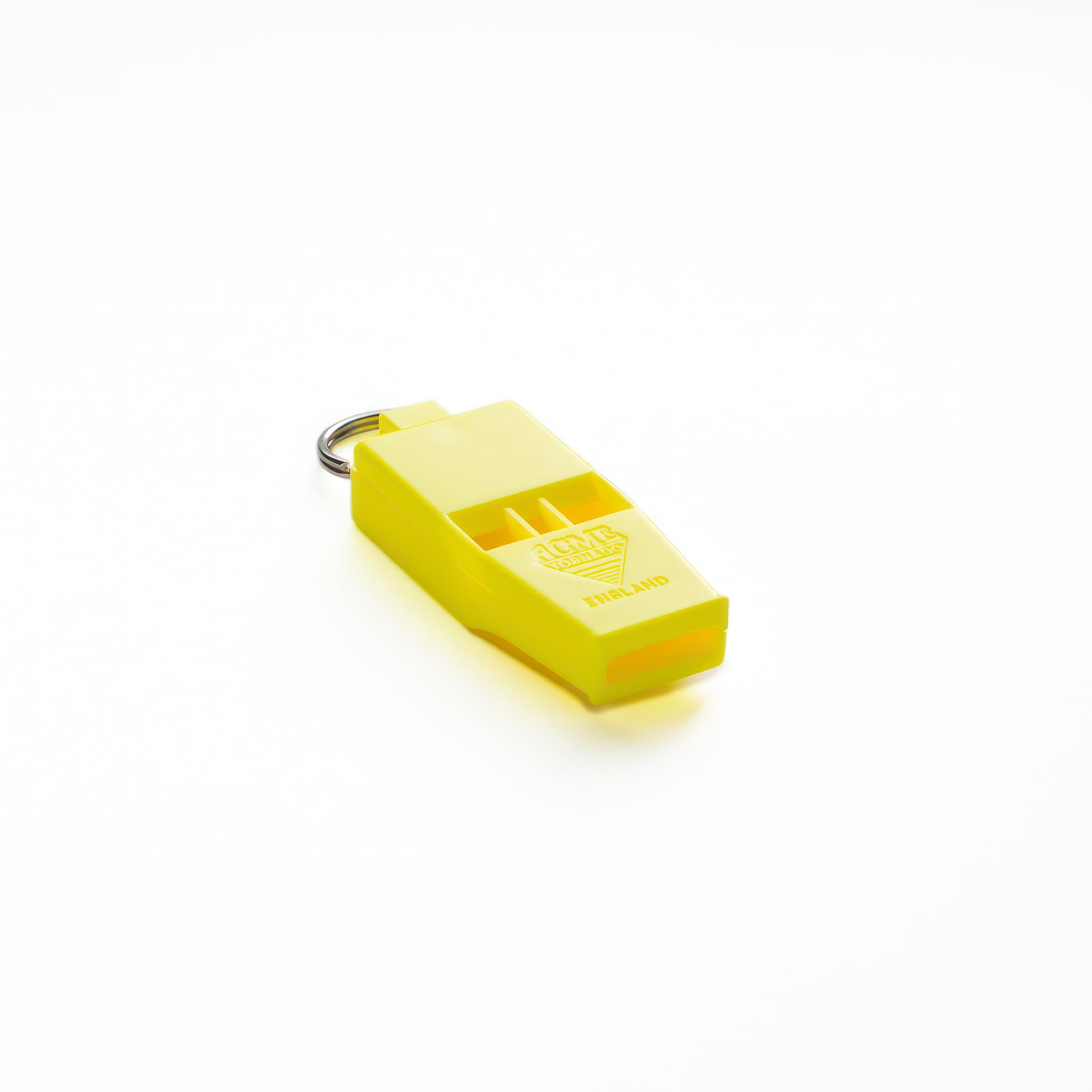 Acme Tornado Slimline No. 636 Signal Whistle and Emergency Call Whistle (Signal Yellow)
