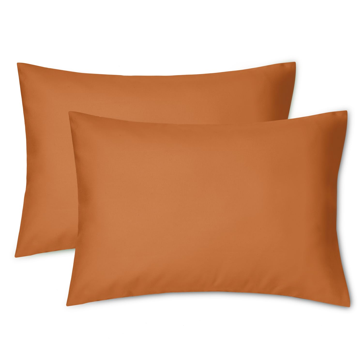 Photo 1 of EXQ Home Toddler Pillowcases Zippered 13x18 Travel Pillow Case Set of 2, Small Pillow Case Fits Baby Pillow Sized 12x16, 13x18, Kids Pillowcases 2 Pack Machine Washable (Umber)