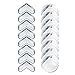 ZesGood Pack of 16 Anti-Collision Angle Table Kids Protectors Corner Guards with 3M Adhesive, L Shaped & Ball Shaped