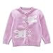 Moonnut Girls Cardigan Sweaters Floral Embroidered Knitted Outwear for 1-5 Years
