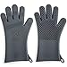 Premium Silicone BBQ Gloves & Grill Gloves in Attractive Gift Box. 13.5 inch Long for Better Protection. These Grilling Gloves are Best For Barbecue & Oven, Heat Resistant to 442 F (Size: L, 1 Pair)